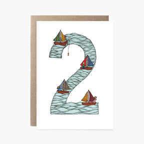 Number Two - 2nd Birthday Card