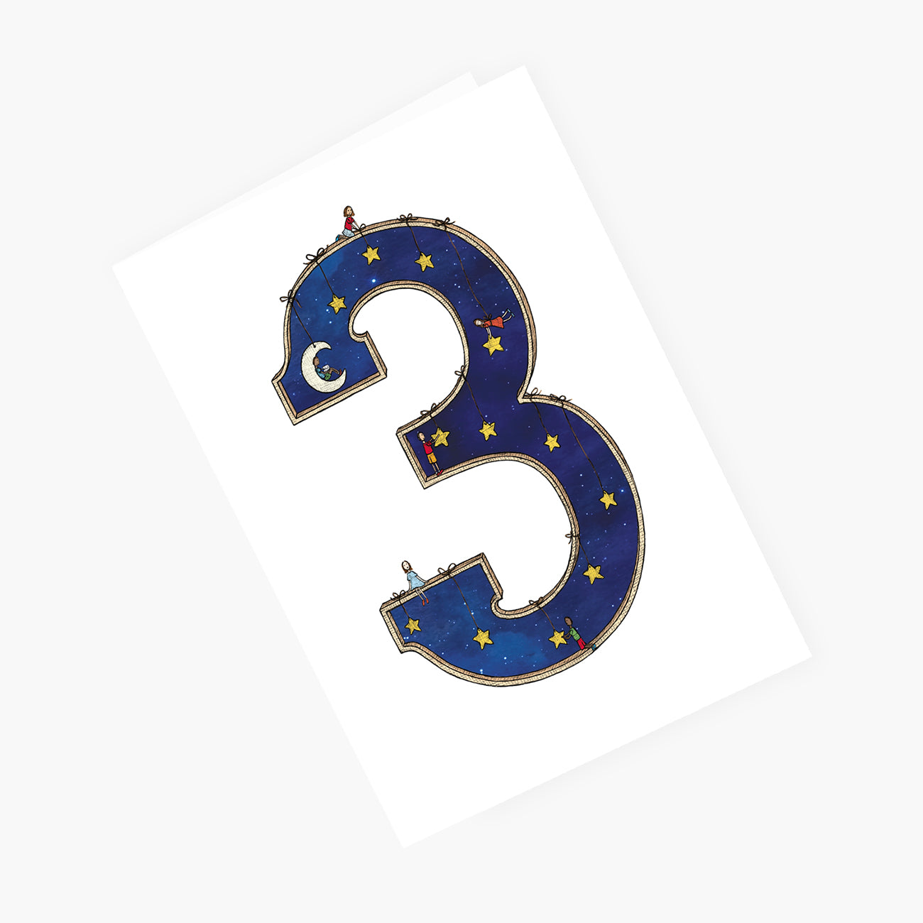 Number Three - 3rd Birthday Card
