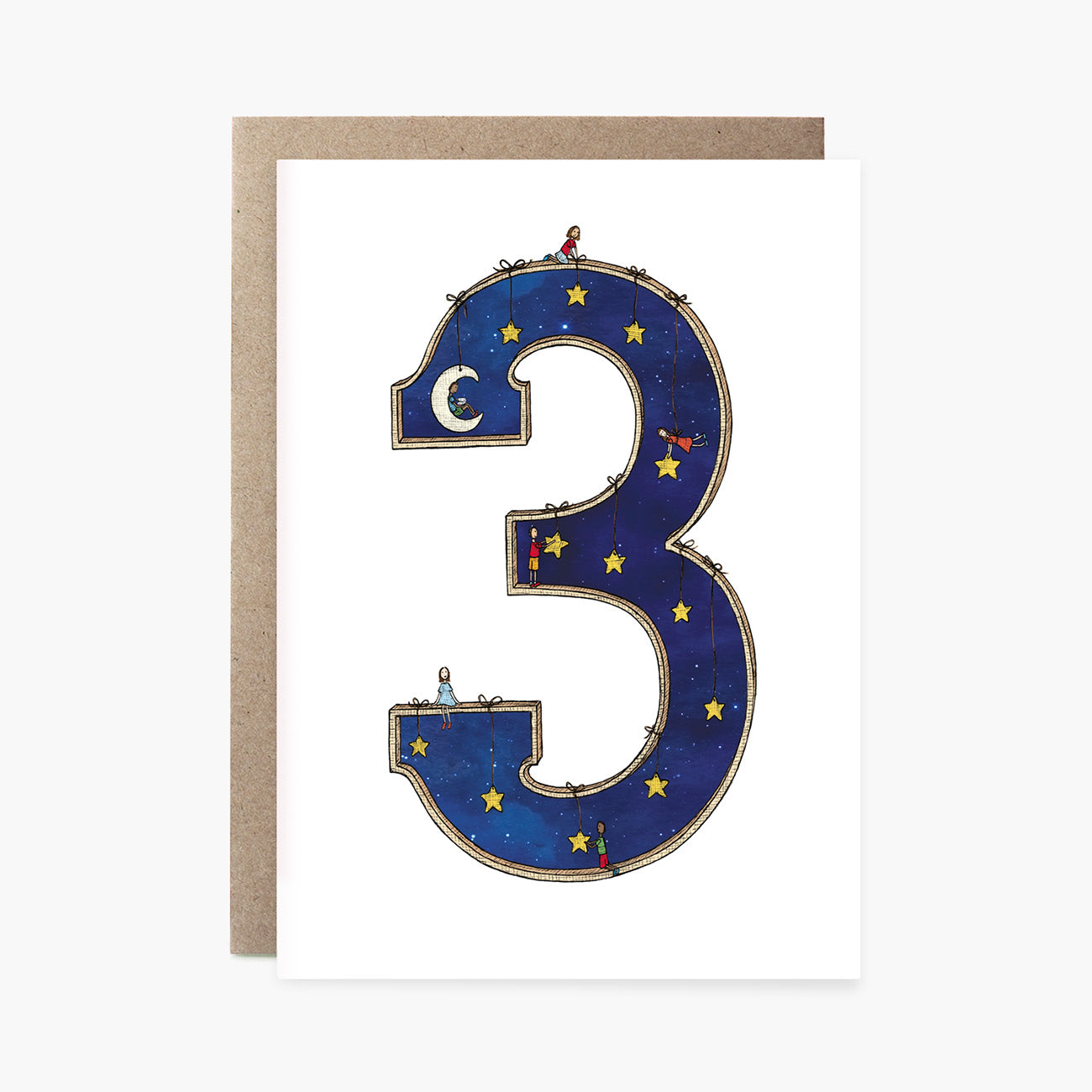 Number Three - 3rd Birthday Card