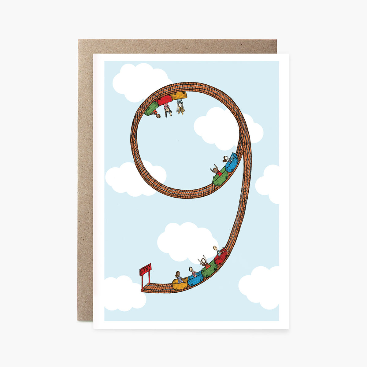 Number Nine - 9th Birthday Card
