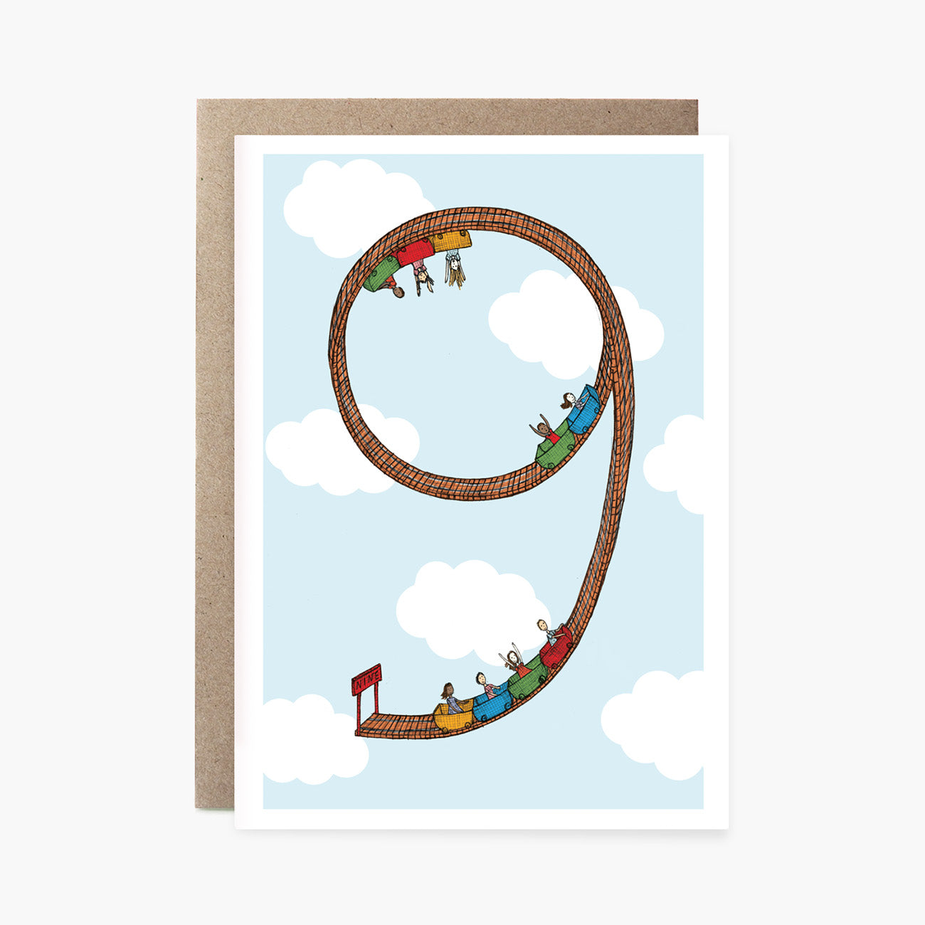 Number Nine - 9th Birthday Card