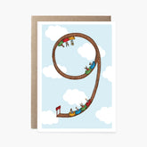 Number Nine - 9th Birthday Card