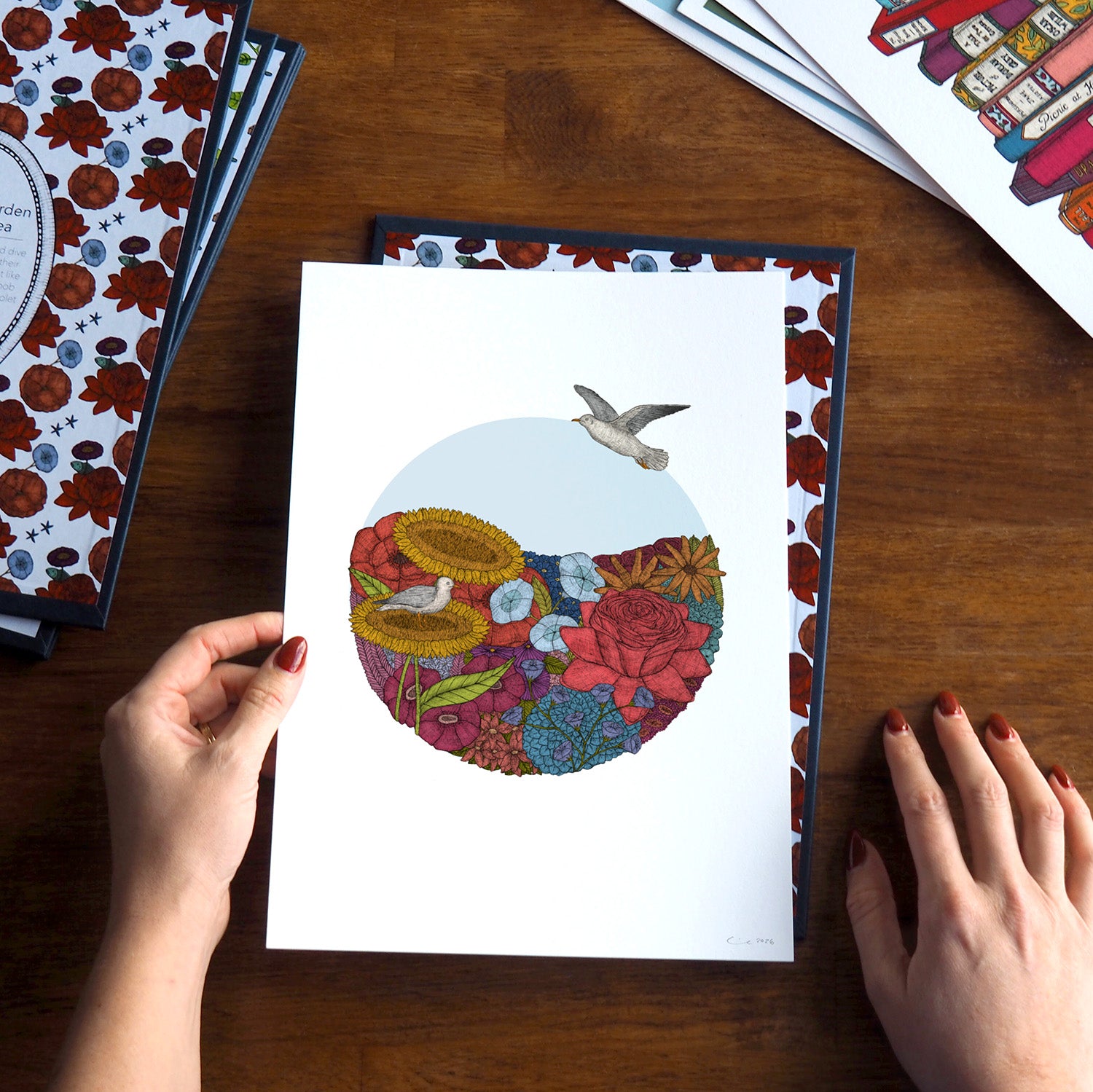Ocean of Flowers - Art Print