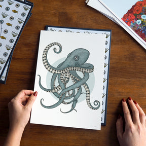 The Octopus has Eyes - Art Print