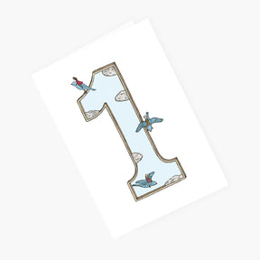 Number One - 1st Birthday Card
