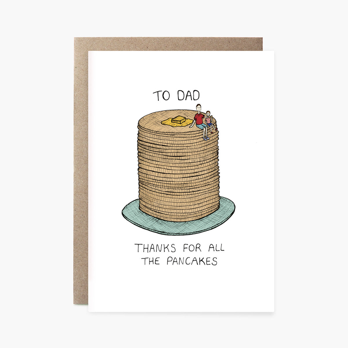 Pancake Dad - Father's Day Card