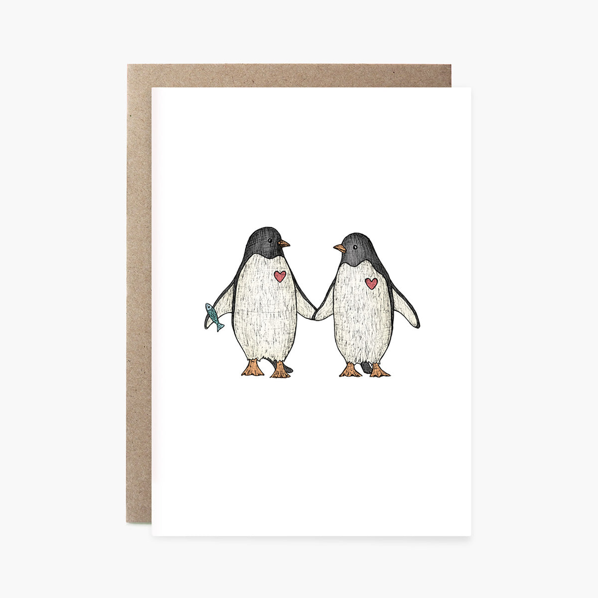 Penguin Love - Loving Card