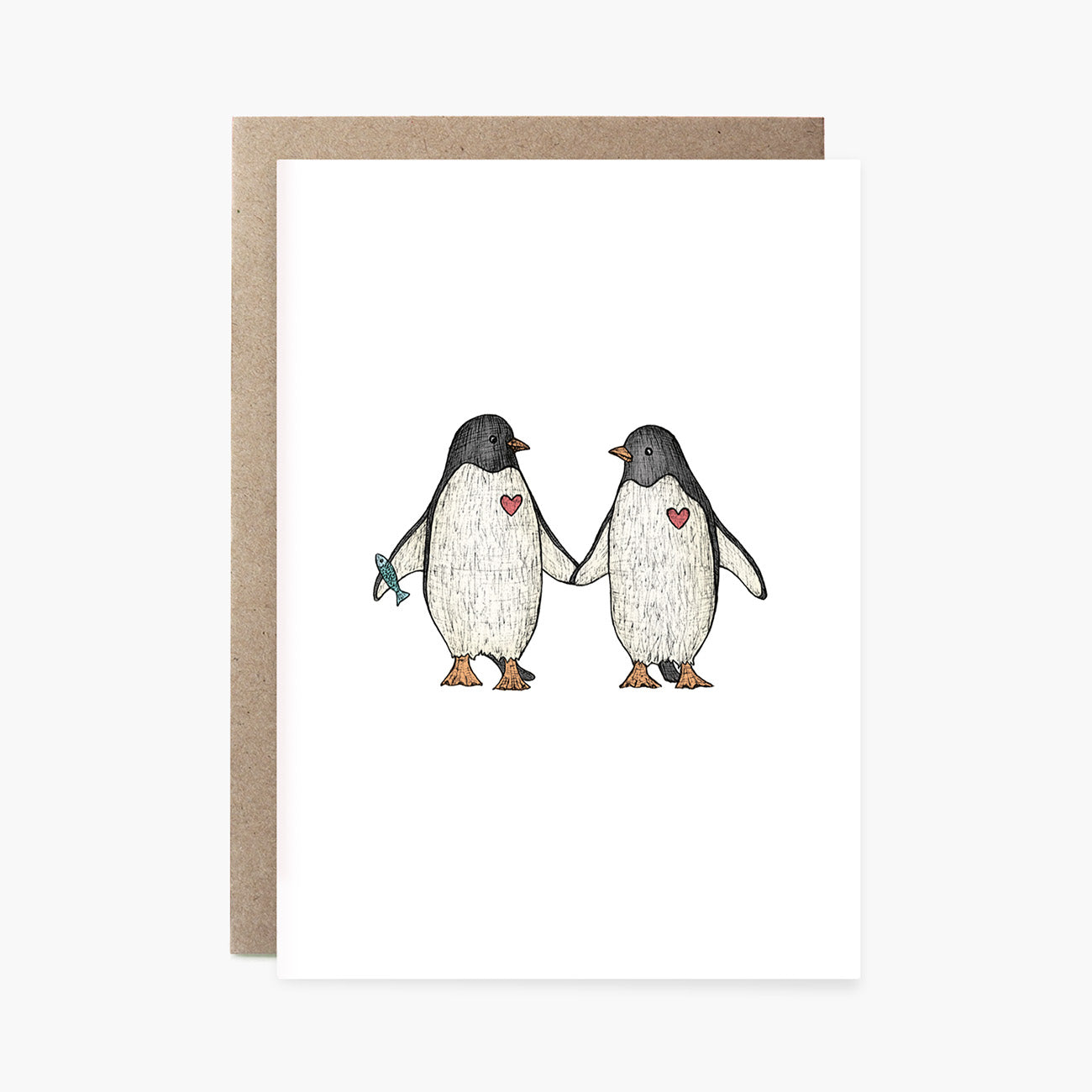 Penguin Love - Loving Card