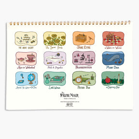 Book Themed Perpetual Calendar (Birthday Calendar)