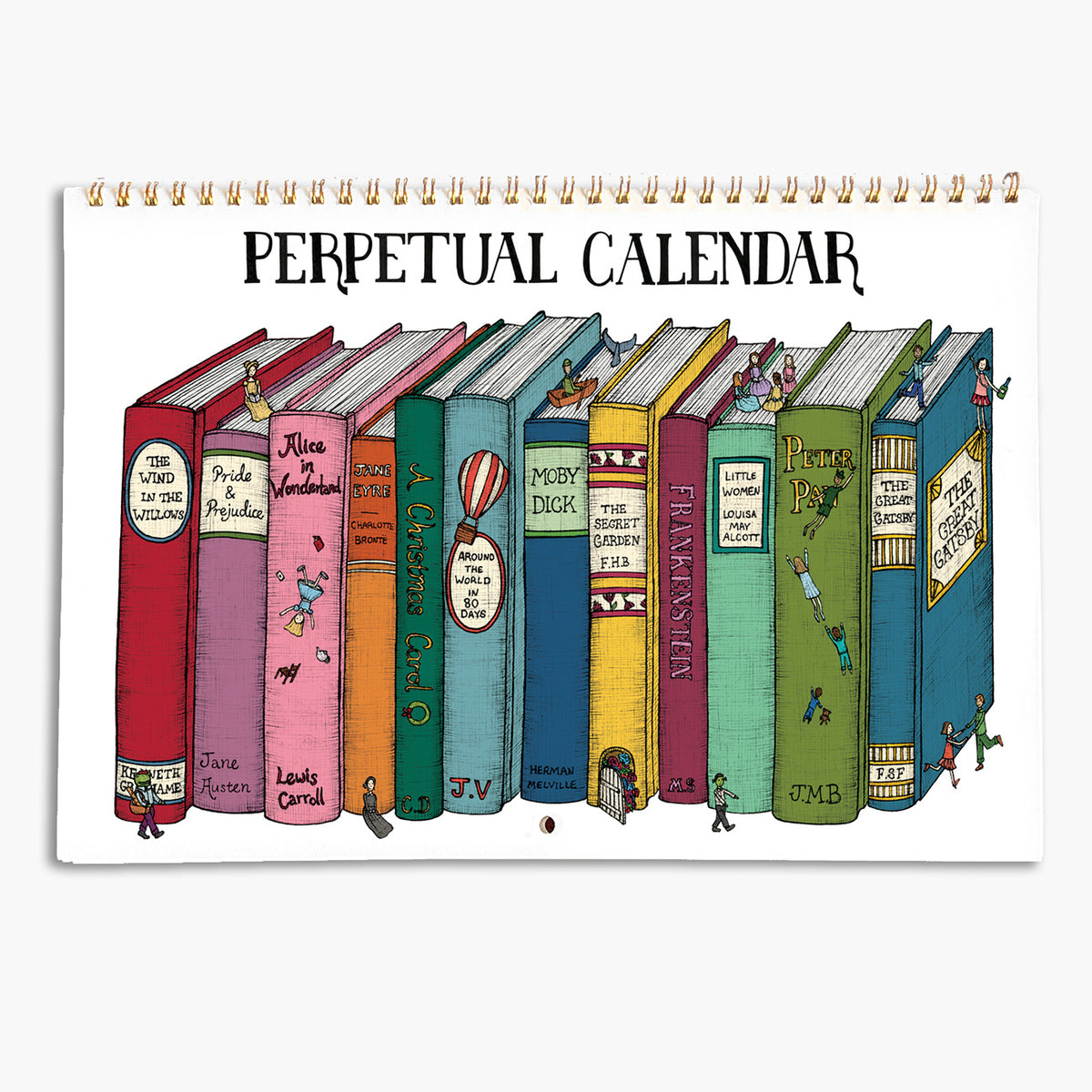 Book Themed Perpetual Calendar (Birthday Calendar)