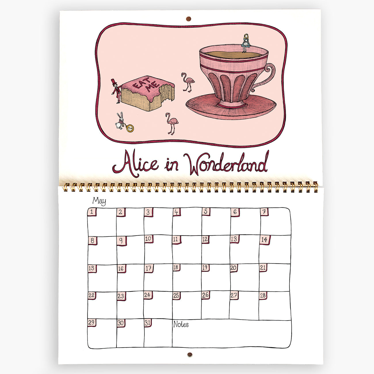 Book Themed Perpetual Calendar (Birthday Calendar)