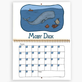 Book Themed Perpetual Calendar (Birthday Calendar)