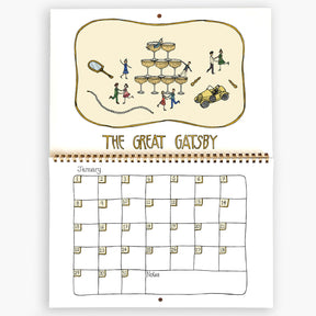 Book Themed Perpetual Calendar (Birthday Calendar)