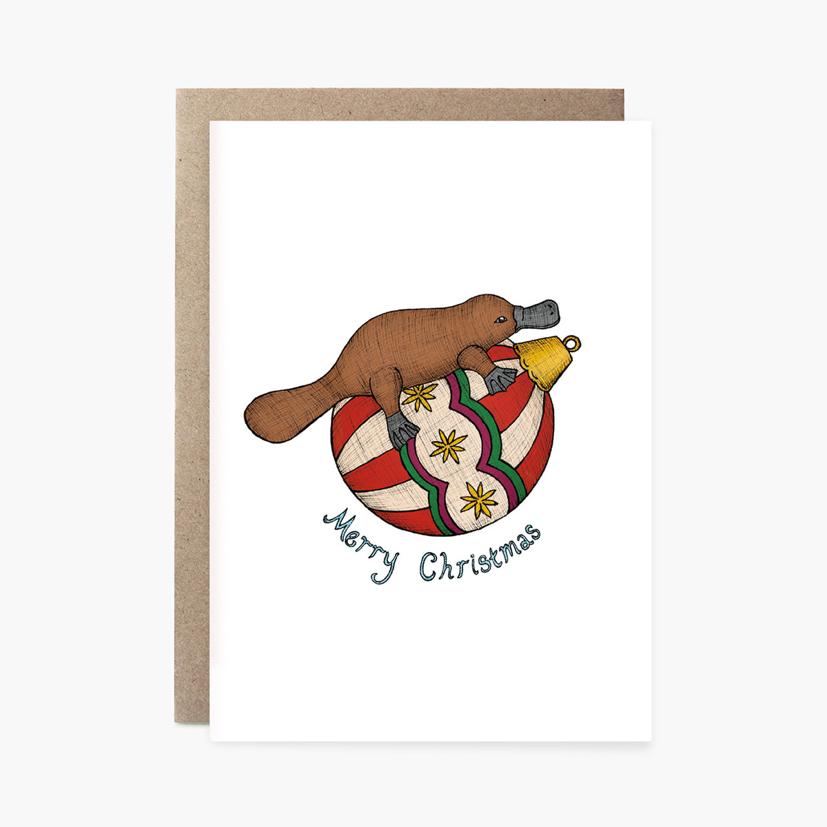Platypus Christmas - Christmas Card