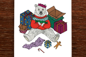Polar Bear - Christmas Card