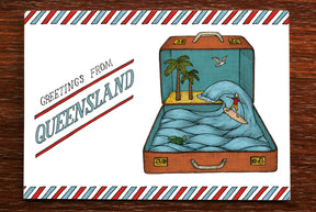 Queensland Suitcase - Australian Postcard