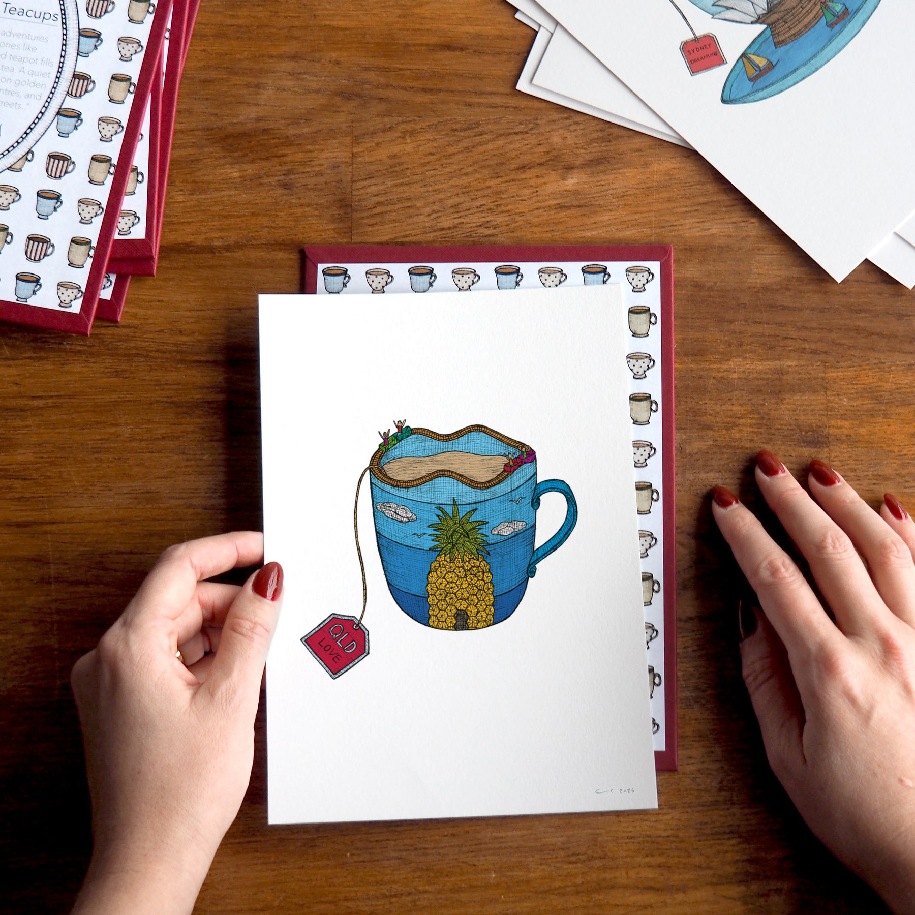 Queensland Teacup - Art Print
