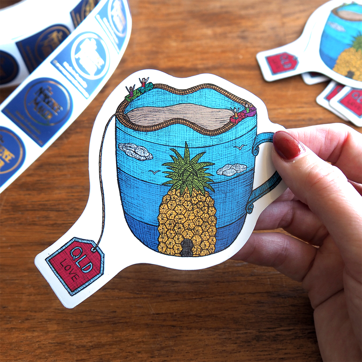 Queensland Magnet - Australian Magnets