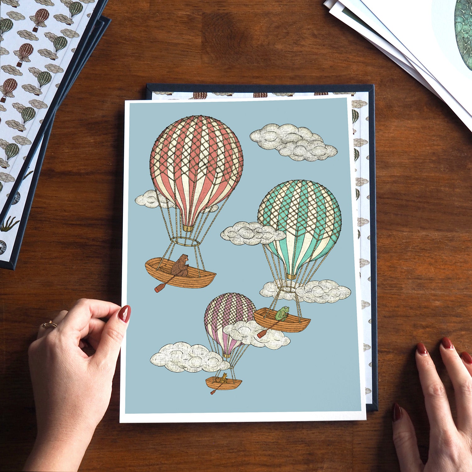 Rowboat Balloons - Children's Wall Art