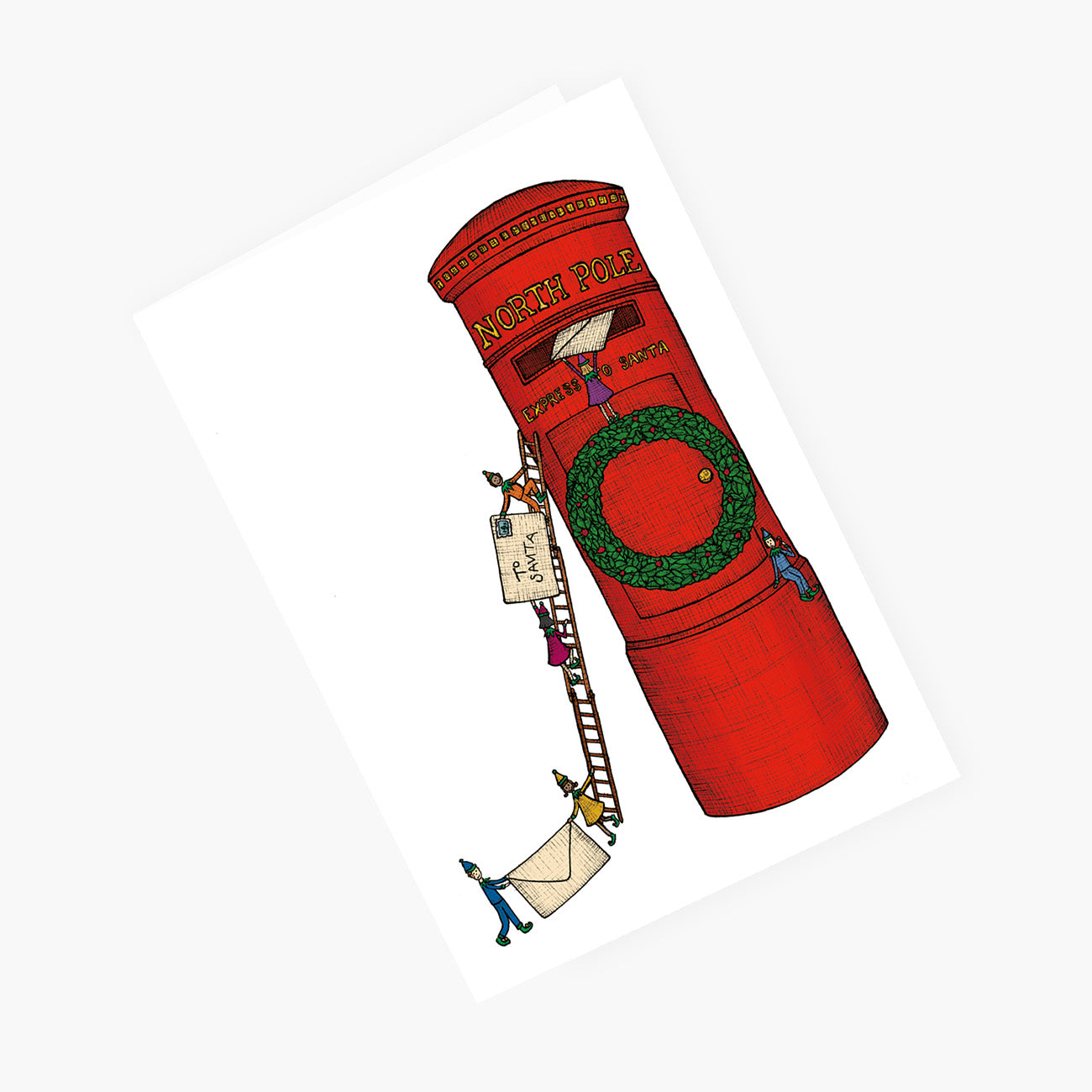 Santa's Postbox - Christmas Card