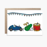 Santa's Workshop - Christmas Card