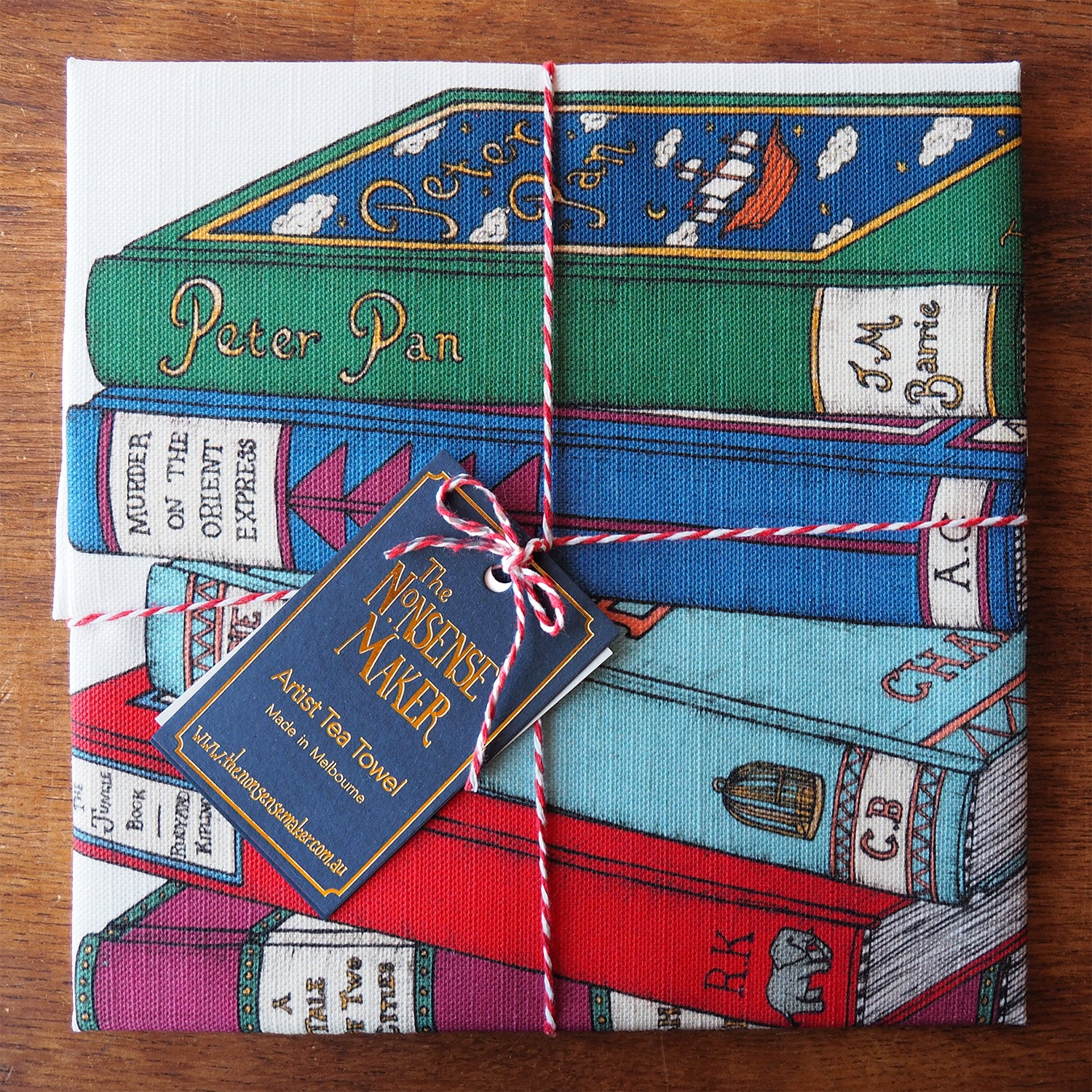 Second Edition Book Lovers - Art Tea Towel