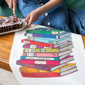 Second Edition Book Lovers - Art Tea Towel