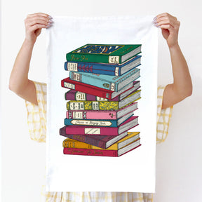 Second Edition Book Lovers - Art Tea Towel