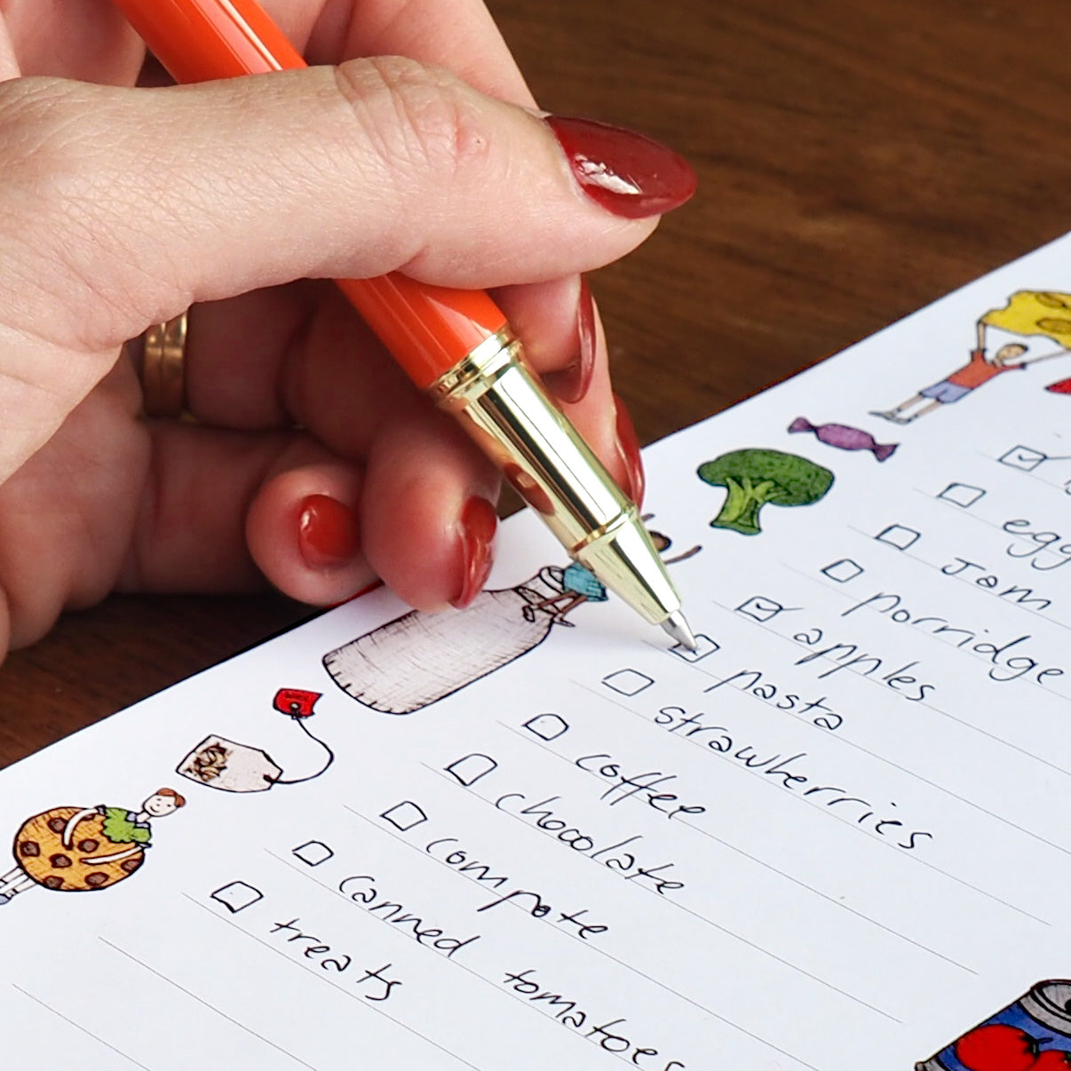 Magnetic Shopping List