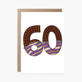 Sixtieth Birthday Chocolate - 60th Birthday Card
