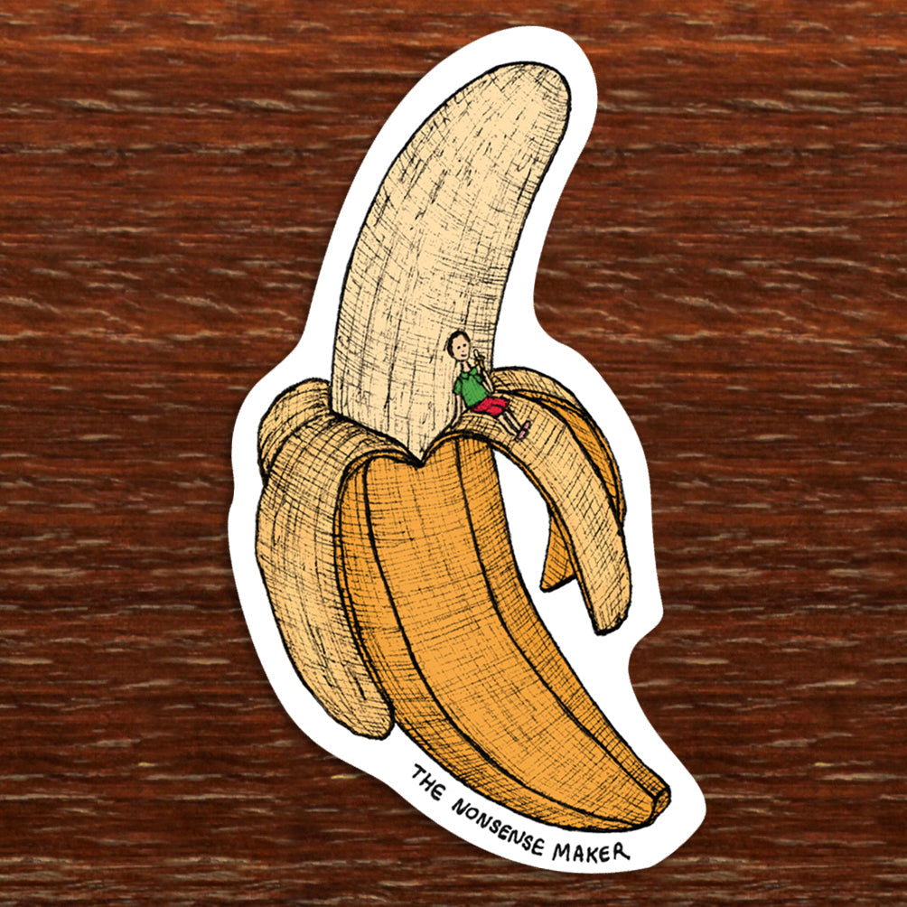 Banana Sticker - Vinyl Stickers