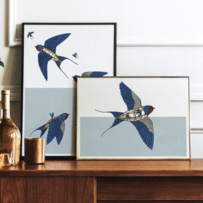 Birds in a Cage - Limited Edition Art Print