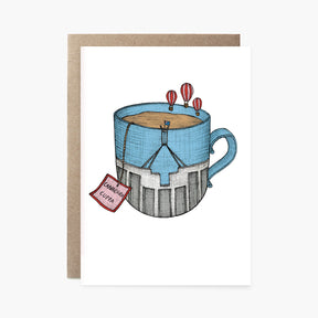 Canberra Teacup - Australian Greeting Card
