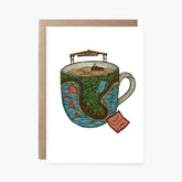 Great Ocean Road Teacup - Australian Greeting Card