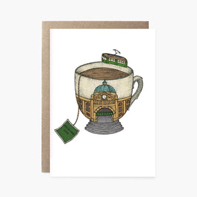 Melbourne Teacup - Australian Greeting Card