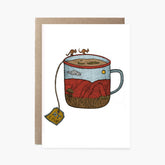 Northern Territory Teacup - Australian Greeting Card
