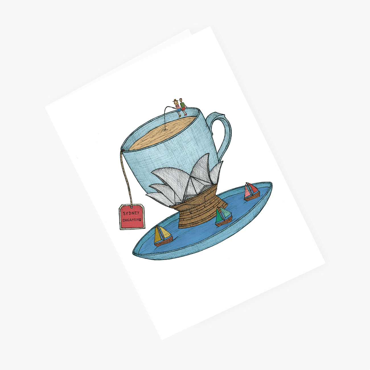 Sydney Teacup - Sydney Greeting Card