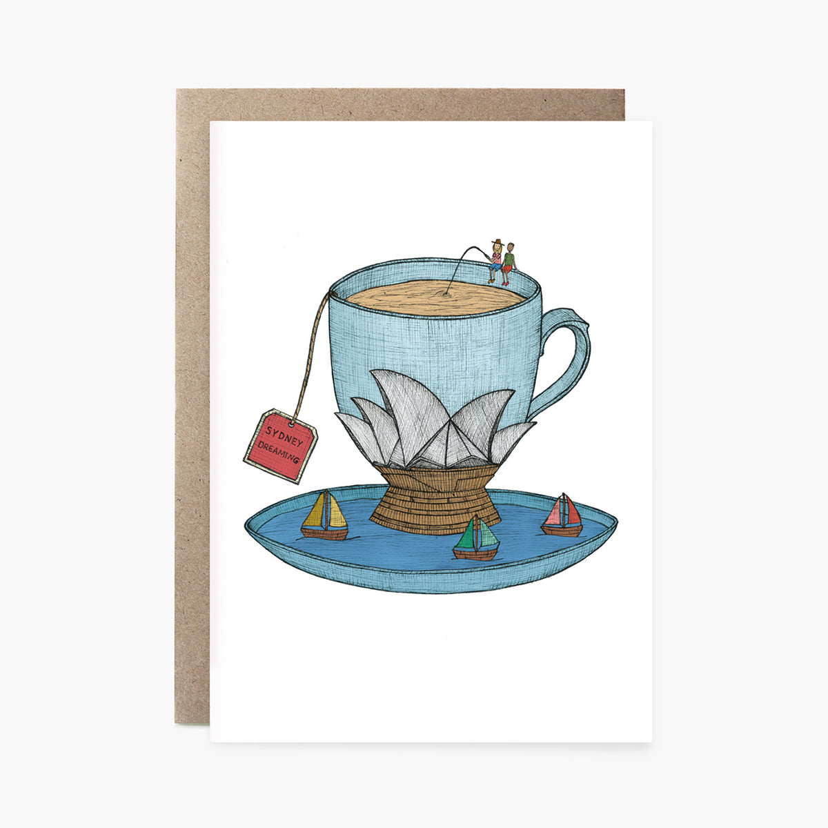 Sydney Teacup - Sydney Greeting Card