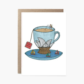 Sydney Teacup - Sydney Greeting Card