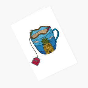 Queensland Teacup - Australian Greeting Card