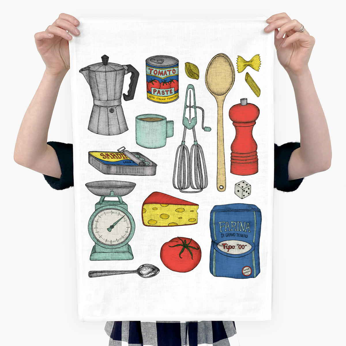 Italian Kitchen - Art Tea Towels