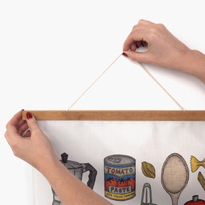 Tea Towel Frame - Natural Wood