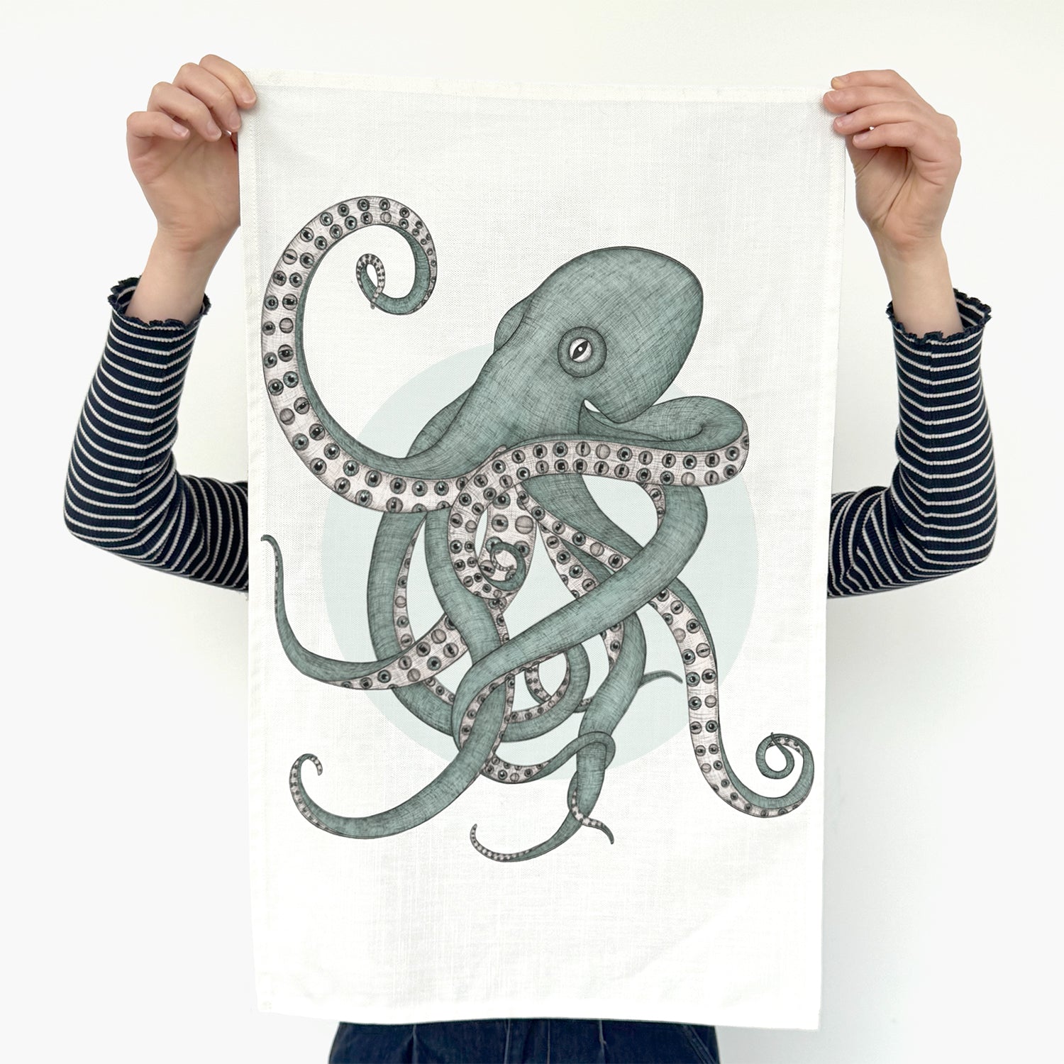 Octopus - Art Tea Towel