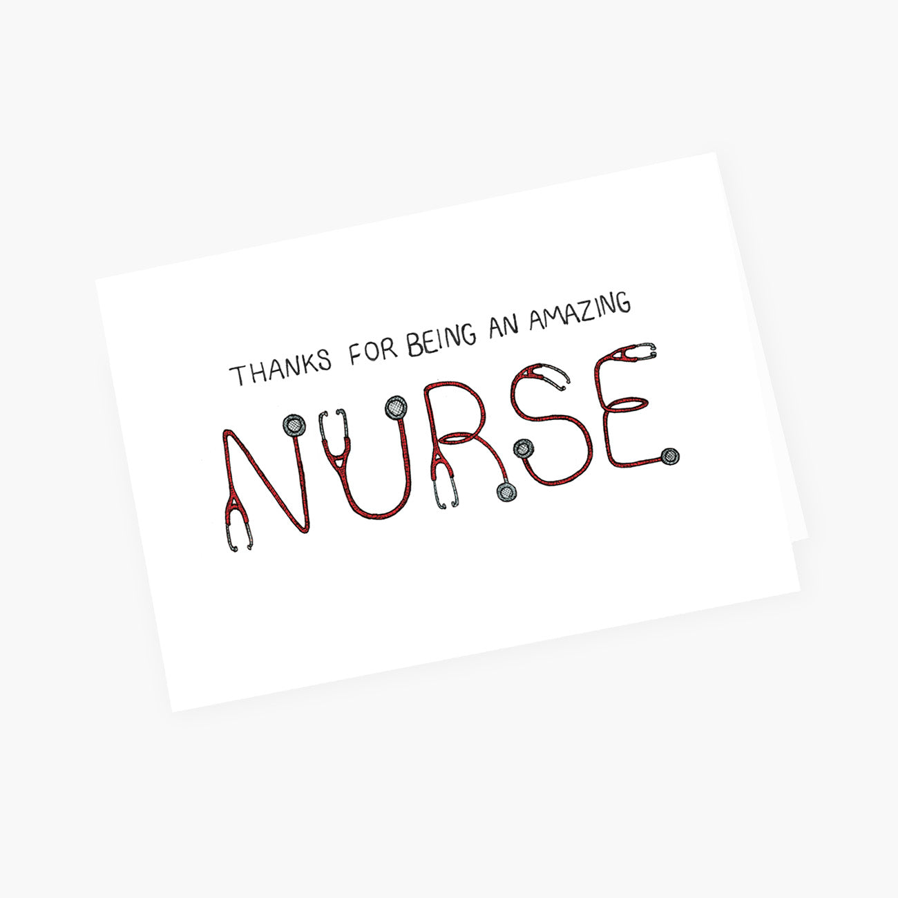 Card for a Nurse - Thank You Greeting Card
