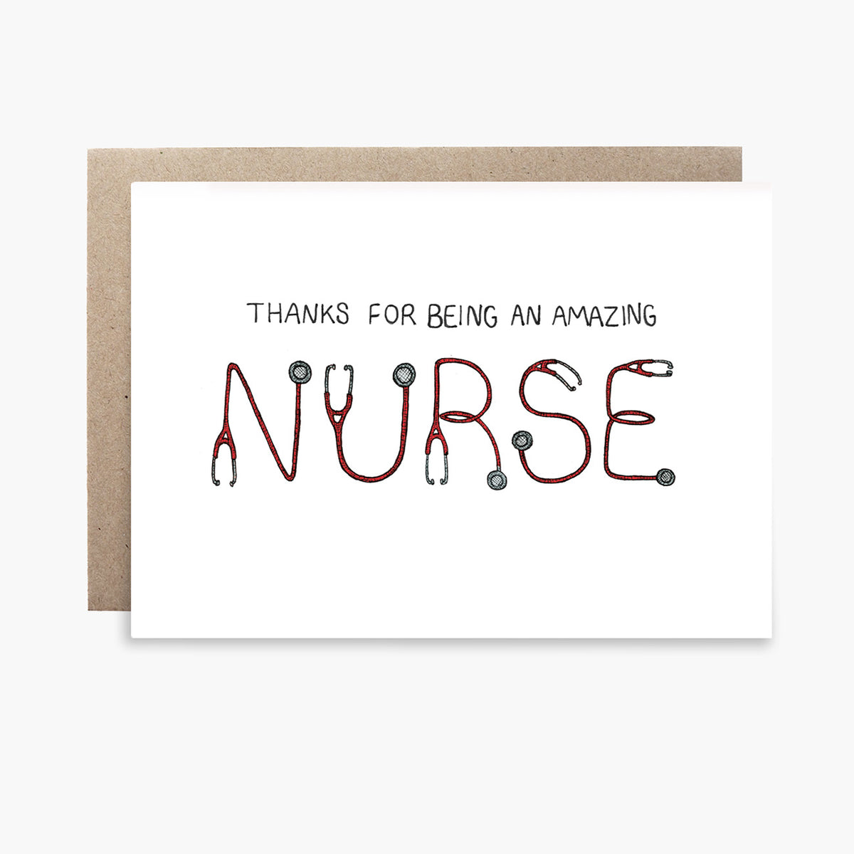 Card for a Nurse - Thank You Greeting Card