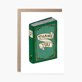 Thank you Book - Thank You Greeting Card