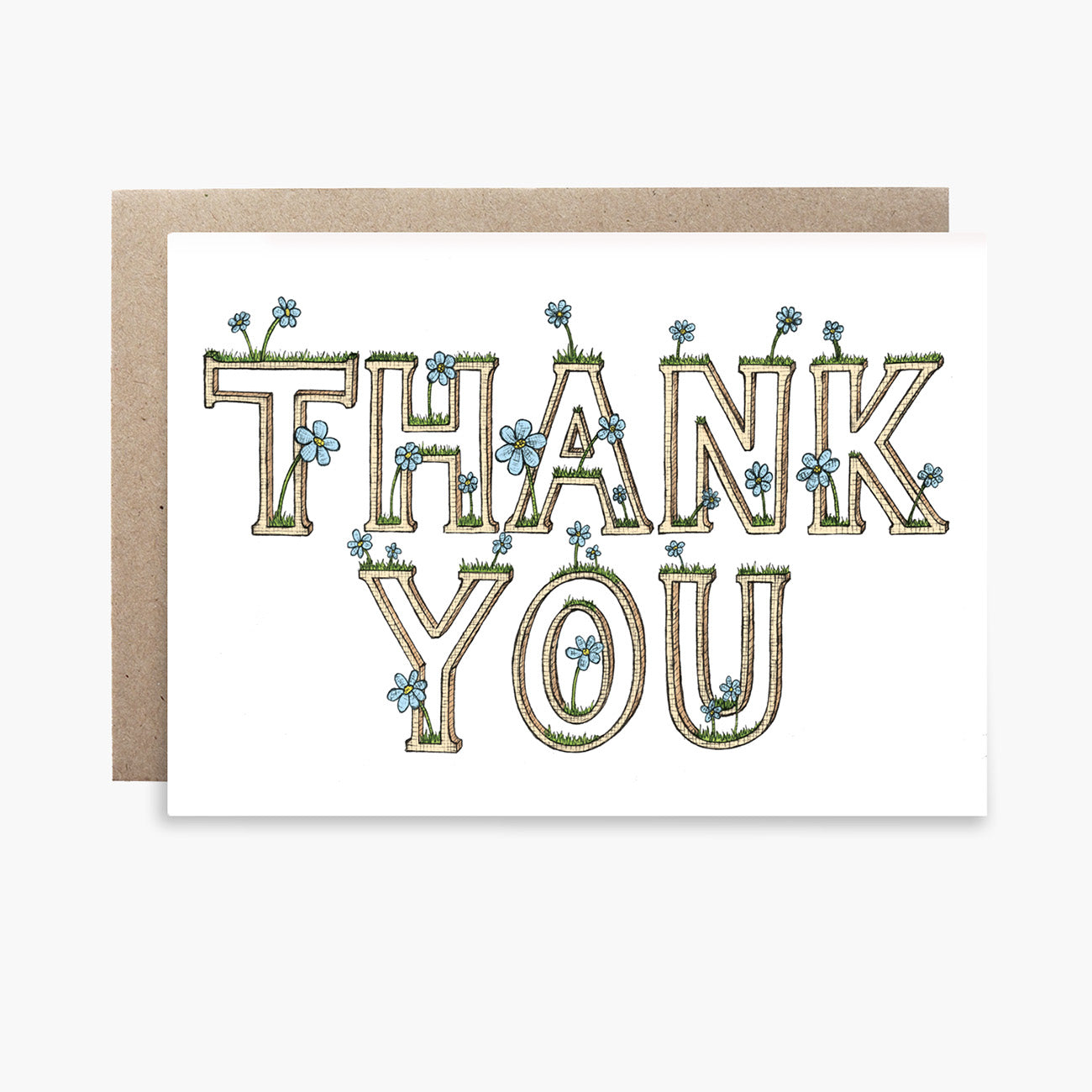 Thank You Daisies - Thank You Greeting Card