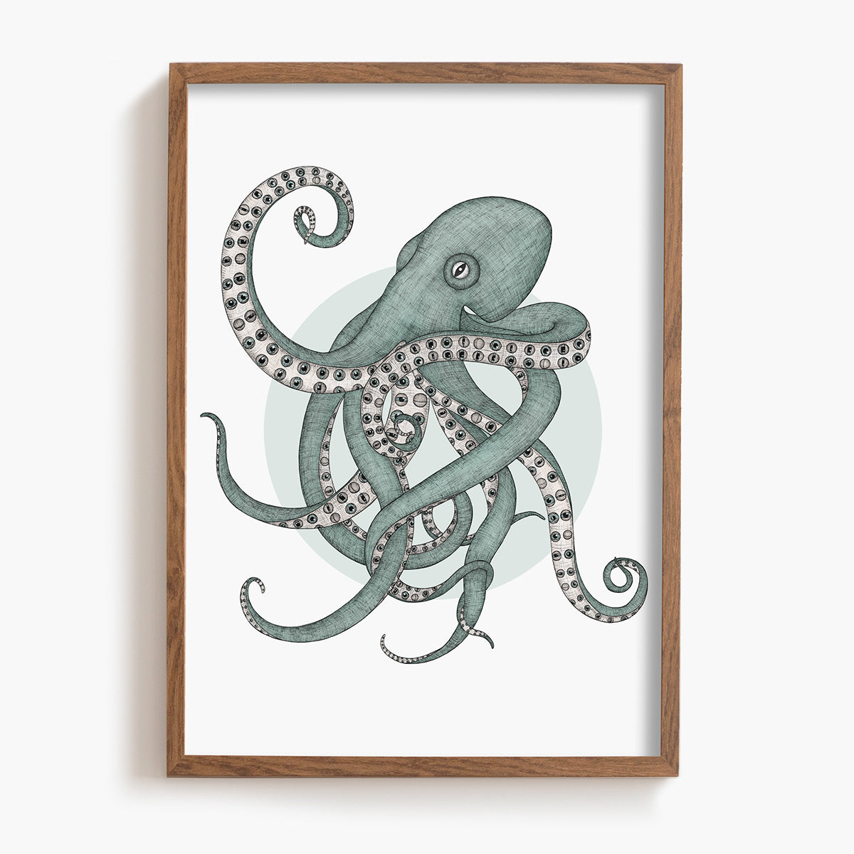 The Octopus has Eyes - Art Print