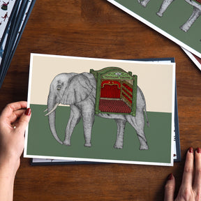 The Elephant Theatre - Art Print