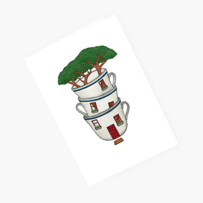 Tree in a Teacup  - Any Occasion Greeting Card